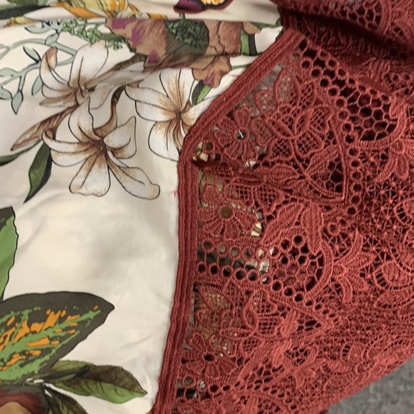 New Anthropologie Tiny Botanical Butterfly Print Jumpsuit XS NEW - Picture 7 of 8